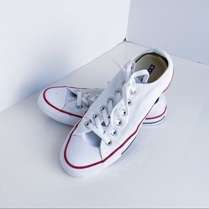 White Converse All Star Low Top Sneakers